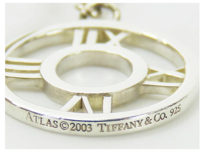 Tiffany & Co Orecchini a goccia medaglione Atlas Tiffany Argento - vista 5