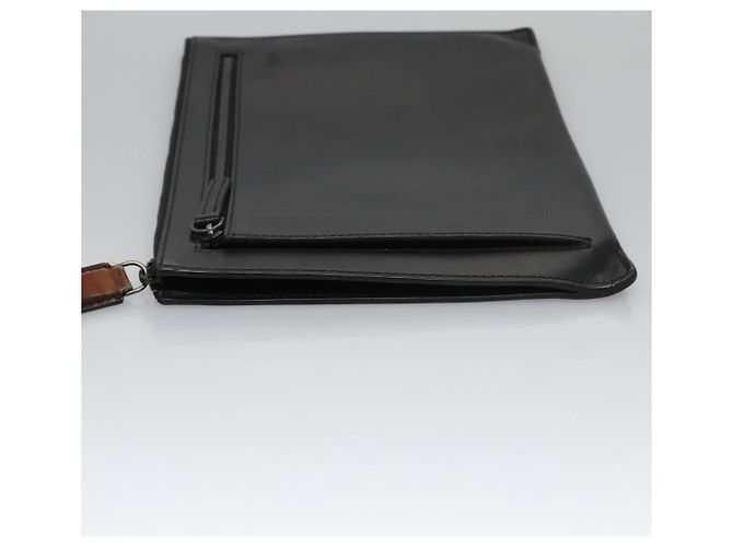 Borsa a mano Berluti in pelle nera Auth bs22062 Nero - vista 4