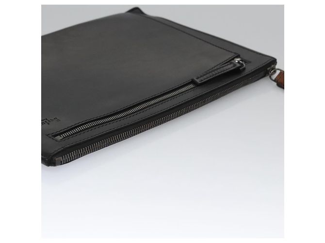 Borsa a mano Berluti in pelle nera Auth bs22062 Nero - vista 5