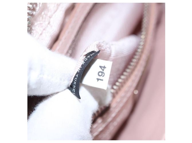 PRADA Borsa a mano in nylon 2 vie rosa Auth 110297 - vista 12