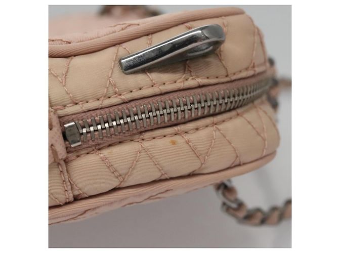 PRADA Borsa a mano in nylon 2 vie rosa Auth 110297 - vista 4