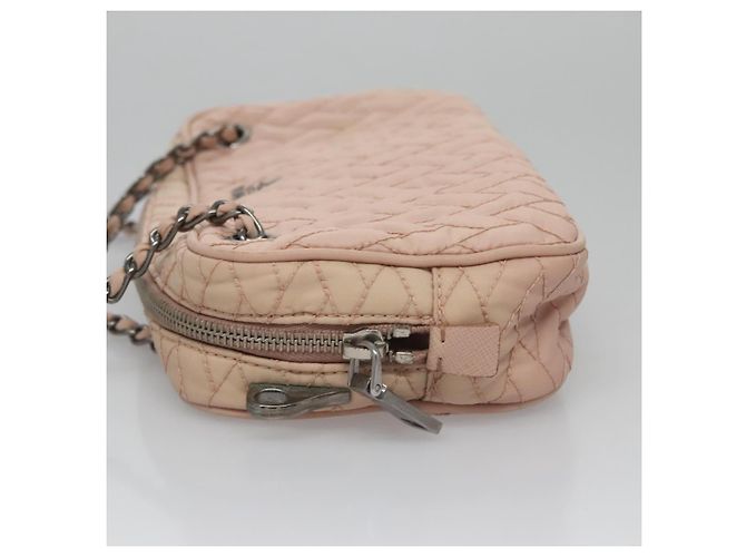 PRADA Borsa a mano in nylon 2 vie rosa Auth 110297 - vista 5