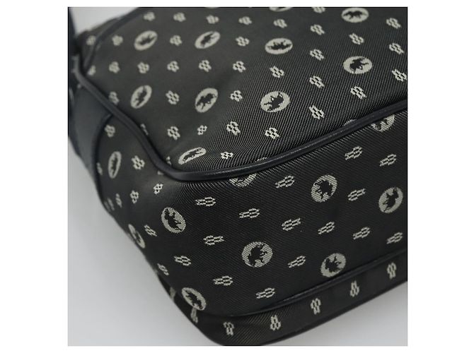 Autre Marque HUNTING WORLD Borsa a Spalla in Tela Grigia Auth am7610 Marrone - vista 17