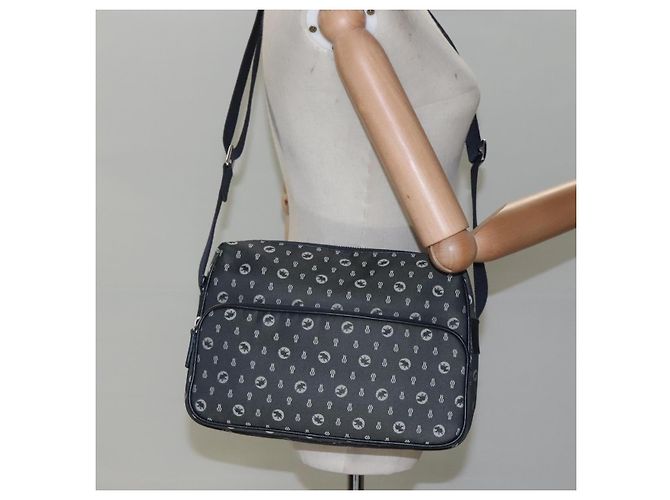 Autre Marque HUNTING WORLD Borsa a Spalla in Tela Grigia Auth am7610 Marrone - vista 22