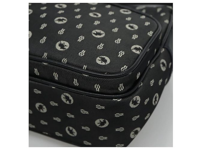 Autre Marque HUNTING WORLD Borsa a Spalla in Tela Grigia Auth am7610 Marrone - vista 8