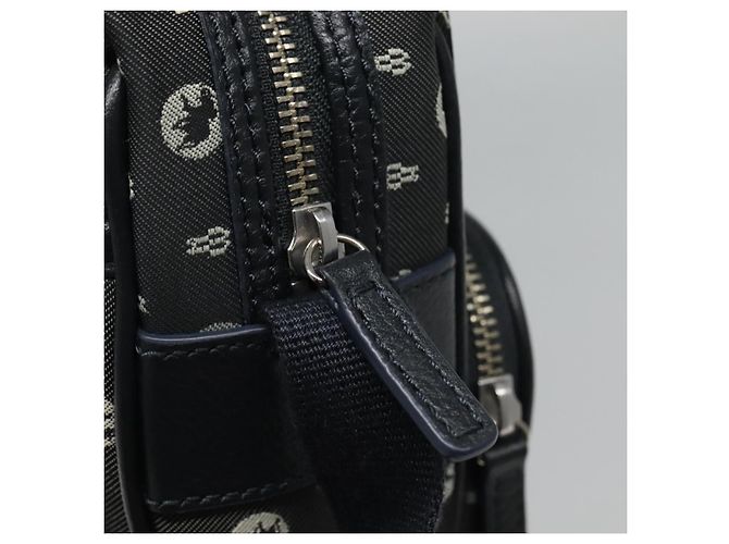 Autre Marque HUNTING WORLD Borsa a Spalla in Tela Grigia Auth am7610 Marrone - vista 9