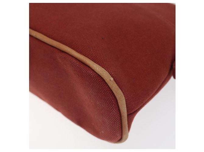 Hermès HERMES Bolide PM Pouch Canvas Red Auth am7641 - view 14