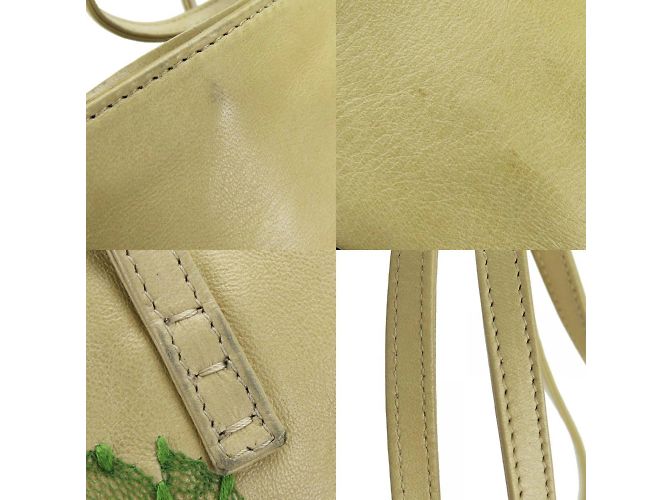 Borsa Tote Fendi in beige, rosa e verde - vista 6