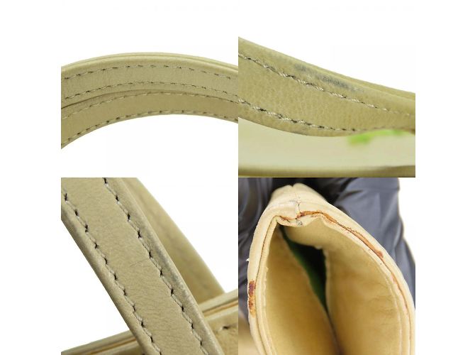 Borsa Tote Fendi in beige, rosa e verde - vista 7