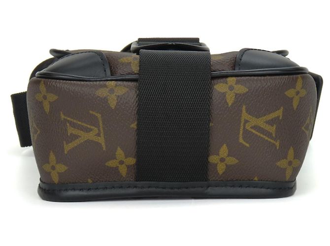 Borsa a Spalla Monogram Macassar Louis Vuitton Marrone Nero - vista 4