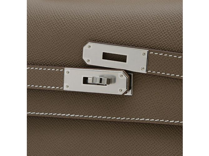 Hermès Borsa Hermes Kelly Depeche 36 Taupe - vista 3