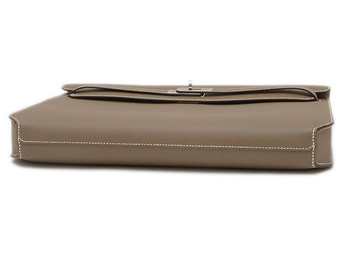 Hermès Borsa Hermes Kelly Depeche 36 Taupe - vista 6