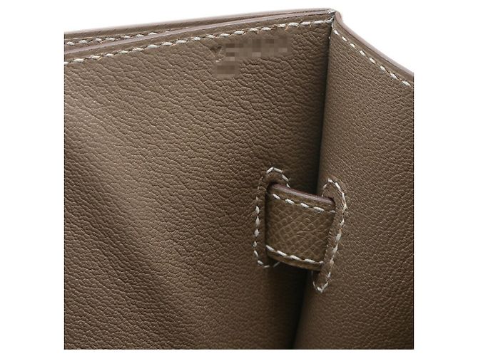 Hermès Borsa Hermes Kelly Depeche 36 Taupe - vista 7