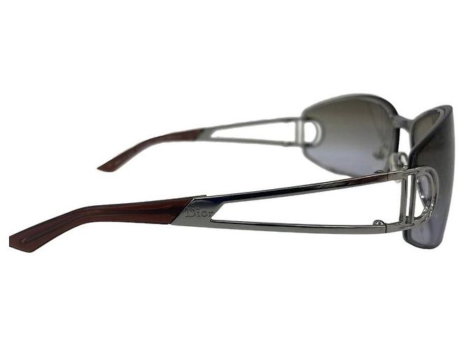 Sonnenbrille Logo silbergrau Christian Dior Diorissimo - Ansicht 3
