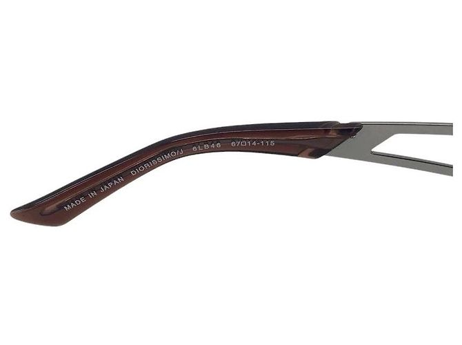 Sonnenbrille Logo silbergrau Christian Dior Diorissimo - Ansicht 6
