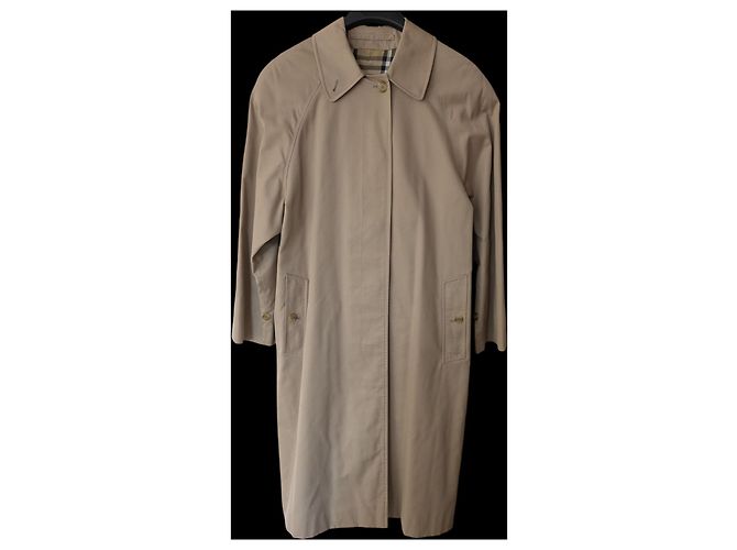 Abrigo Burberry Camden de algodón beige - vista 2