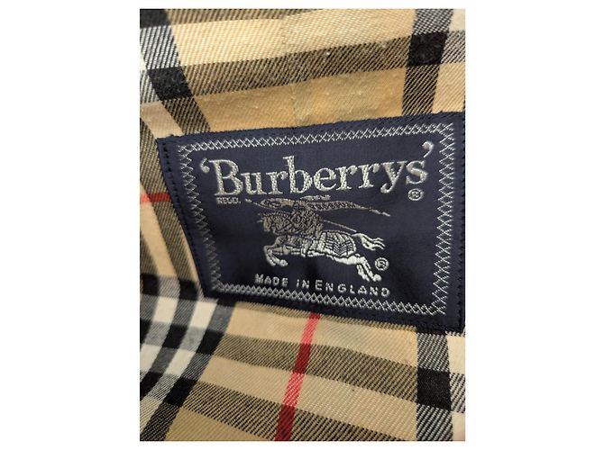 Abrigo Burberry Camden de algodón beige - vista 5