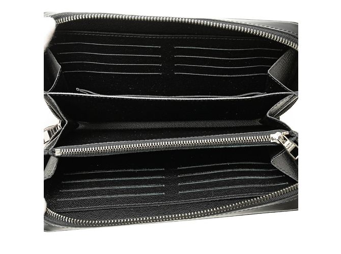 Cartera larga Zippy XL Monogram Eclipse Louis Vuitton Negro - vista 4