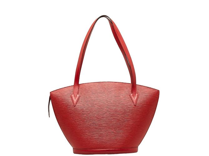 Borsa a Spalla Saint Jacques Epi Louis Vuitton Rosso - vista 3