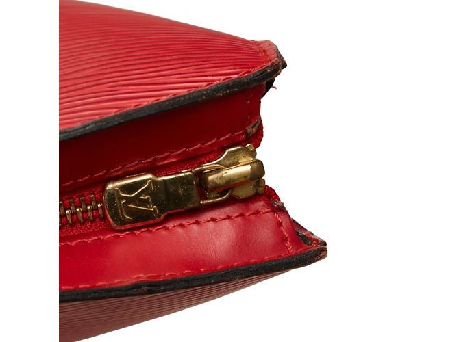 Borsa a Spalla Saint Jacques Epi Louis Vuitton Rosso - vista 5