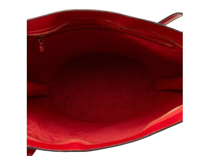 Borsa a Spalla Saint Jacques Epi Louis Vuitton Rosso - vista 6
