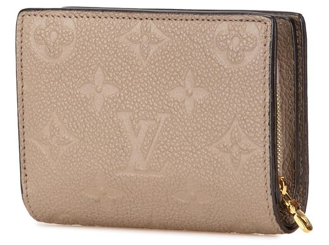 Billetera bi-fold Monogram Empreinte Louis Vuitton Beige Gris - vista 2