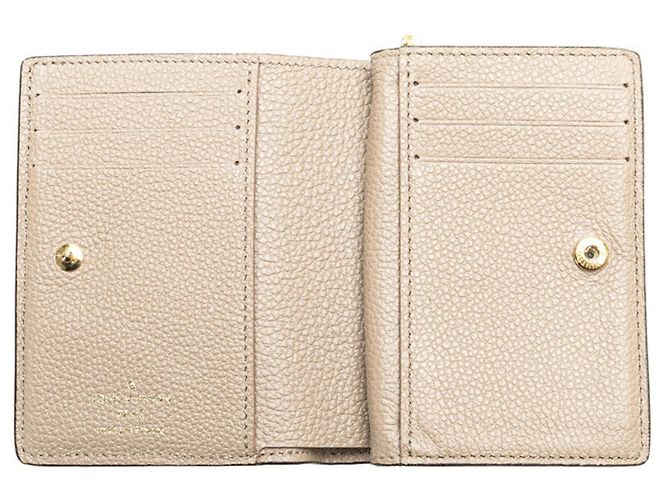 Billetera bi-fold Monogram Empreinte Louis Vuitton Beige Gris - vista 4