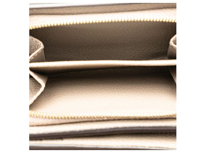 Billetera bi-fold Monogram Empreinte Louis Vuitton Beige Gris - vista 5