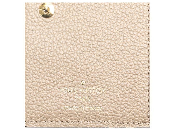 Billetera bi-fold Monogram Empreinte Louis Vuitton Beige Gris - vista 6
