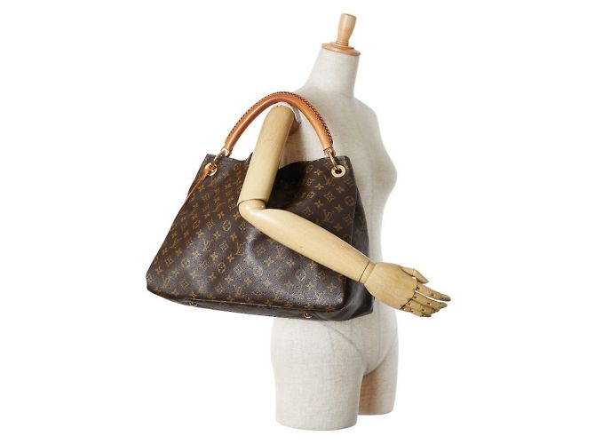 Sac à main Artsy MM Monogram Louis Vuitton Marron Monogramme - vue 9