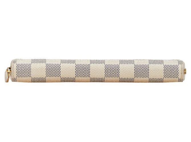 Zippy Cartera larga Damier Azur Louis Vuitton Blanco - vista 3