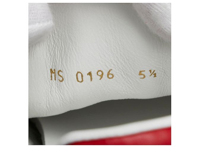 Sneakers della linea Rivoli di Louis Vuitton Bianco Rosso - vista 11