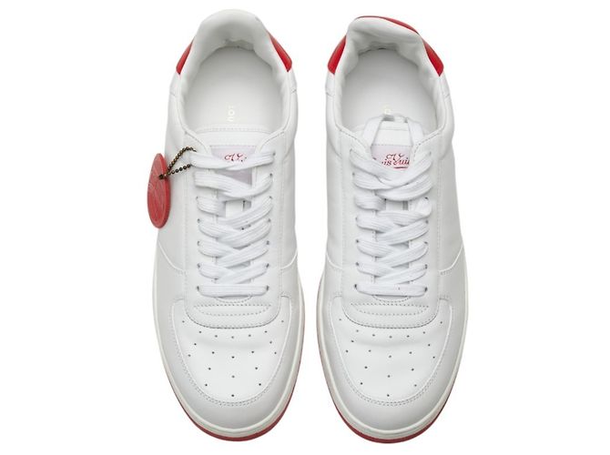 Sneakers della linea Rivoli di Louis Vuitton Bianco Rosso - vista 6