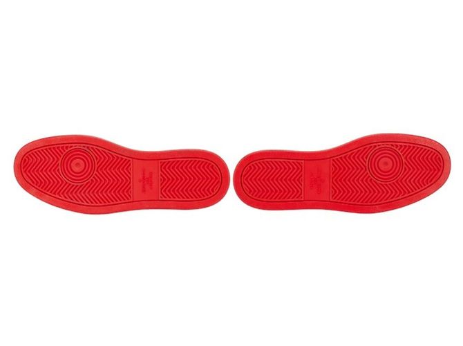 Sneakers della linea Rivoli di Louis Vuitton Bianco Rosso - vista 7