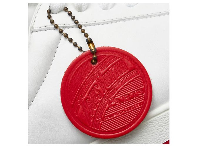 Sneakers della linea Rivoli di Louis Vuitton Bianco Rosso - vista 9