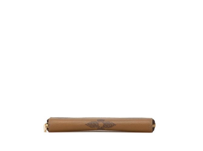 Louis Vuitton Monogram Giant Reverse Zippy Geldbörse Braun - Ansicht 3