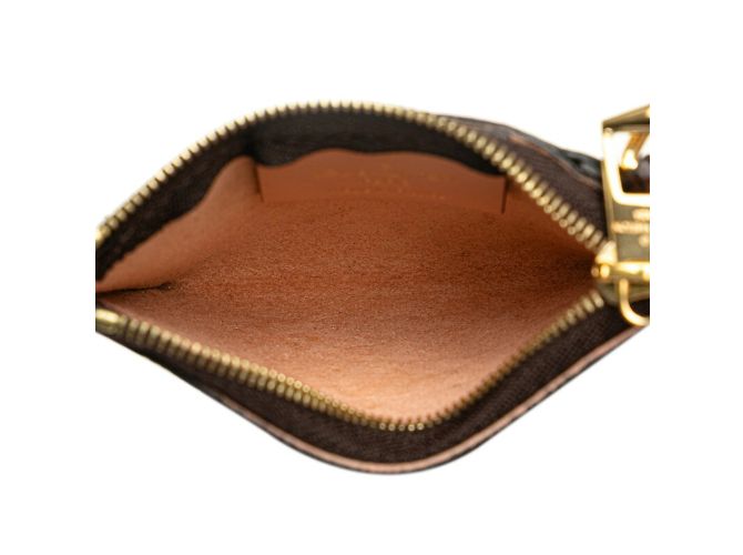 Borsa Tote Damier Belmont BB di Louis Vuitton Marrone Rosa Damier ebene - vista 8