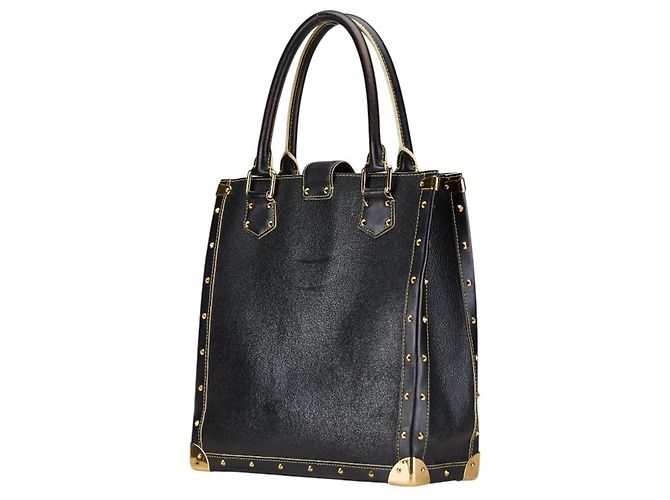 Borsa tote Louis Vuitton Suhali Unprestigeable Nero - vista 2