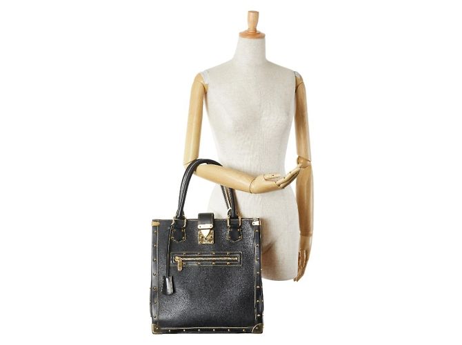 Borsa tote Louis Vuitton Suhali Unprestigeable Nero - vista 9