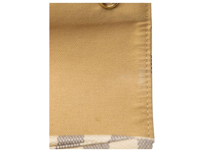 Borsa a Spalla Louis Vuitton Damier Azur Naviglio Bianco - vista 5