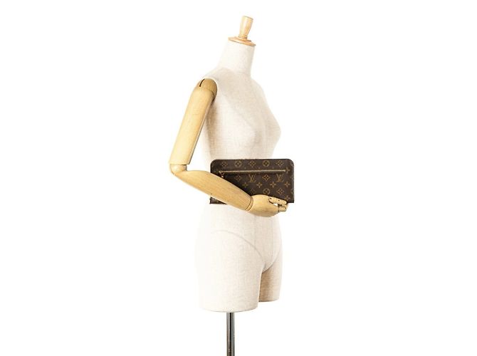 Lange Geldbörse Organizer Ansolite Monogram Louis Vuitton Braun - Ansicht 10