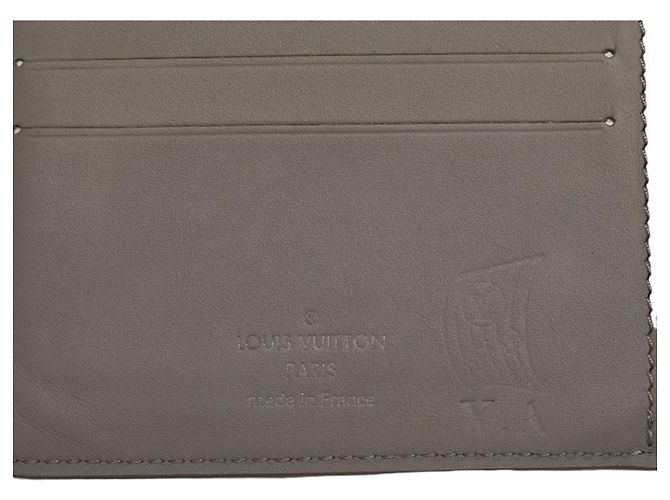 Portafoglio Bi-fold Aerogram Louis Vuitton Marrone - vista 7