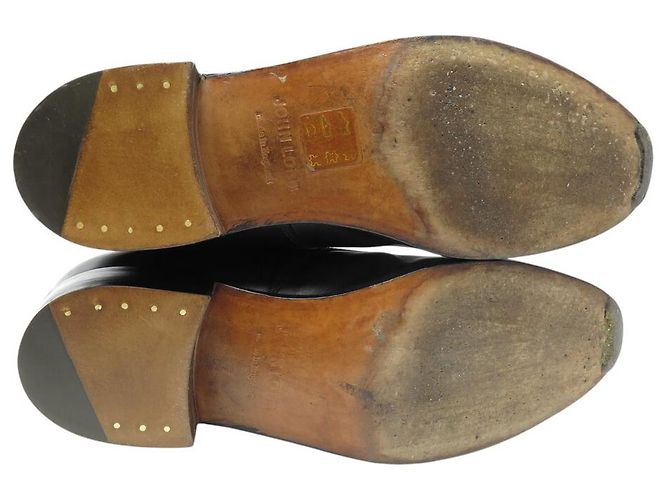 STIVALI JOHN LOBB WILLOW TRIPLE FIBBIA 5E 37.5 PELLE NERA - vista 6