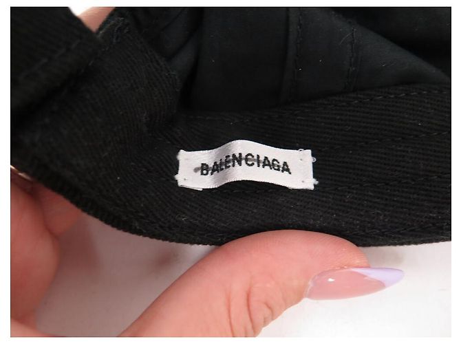 NUEVA GORRA BALENCIAGA WFP PROYECTO MUNDIAL DE ALIMENTOS 612955 L 58 EDICIÓN LIMITADA GORRA Negro - vista 10