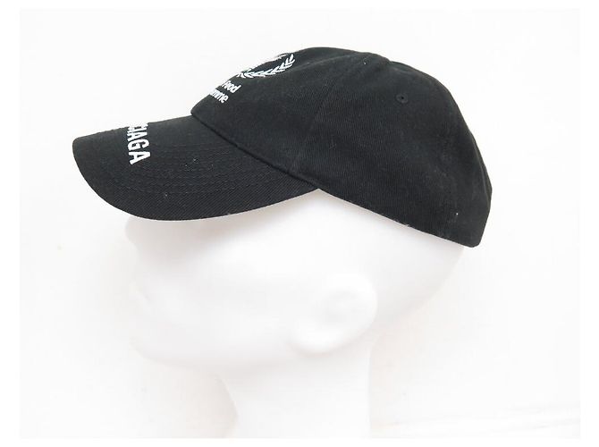 NUEVA GORRA BALENCIAGA WFP PROYECTO MUNDIAL DE ALIMENTOS 612955 L 58 EDICIÓN LIMITADA GORRA Negro - vista 2