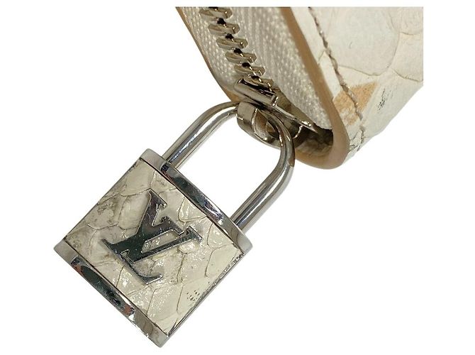 Carteira Zippy Python Louis Vuitton N97773 Branco - vista 10