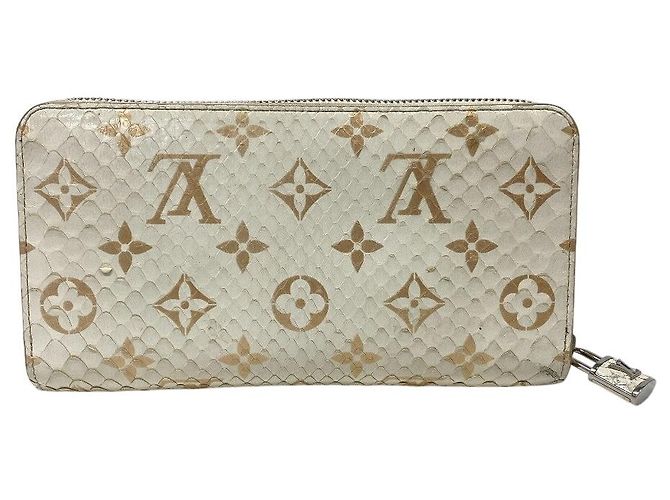 Carteira Zippy Python Louis Vuitton N97773 Branco - vista 2