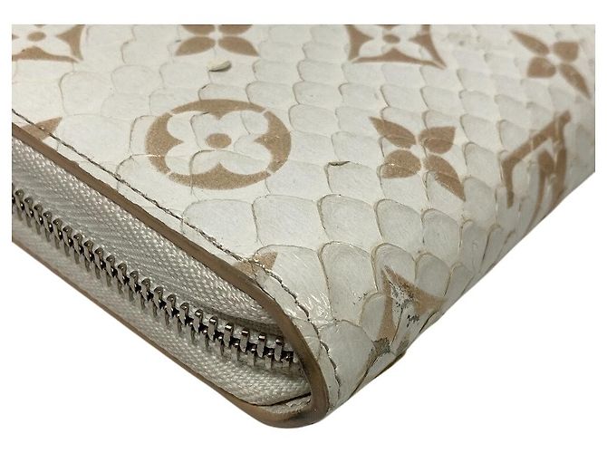 Carteira Zippy Python Louis Vuitton N97773 Branco - vista 3