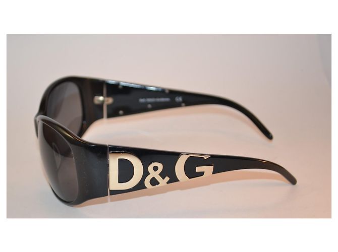 Occhiali da sole D&G D&G3008M neri con dettagli oro Nero D'oro - vista 3
