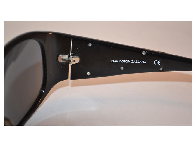 Occhiali da sole D&G D&G3008M neri con dettagli oro Nero D'oro - vista 5